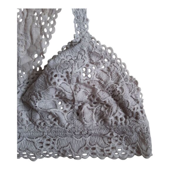 Aerie Cream Lace Bralette with Racerback Design - Picture 2 of 4